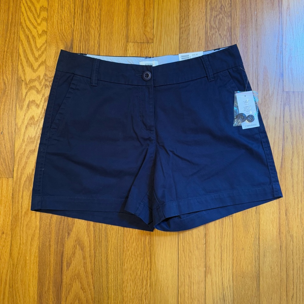 Crown & Ivy Caroline 5 inch Navy Women's Shorts Size 4P